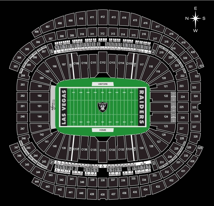 Super Bowl 58 Seating Guide, Allegiant Stadium, Las Vegas